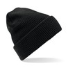 Heritage beanie - B425:Black, 100% acrylic, One Size